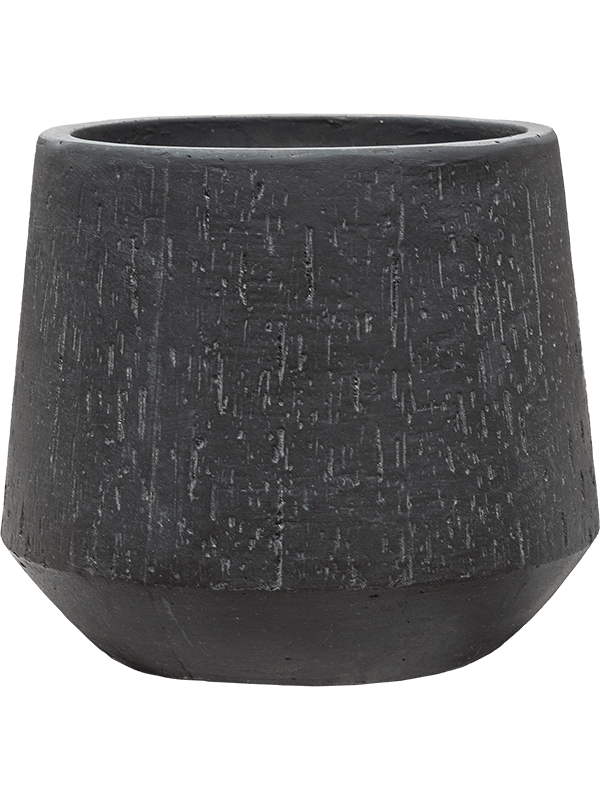 Baq Raindrop Plant Pot 26cm Height 22cm Dia Darcy Anthracite