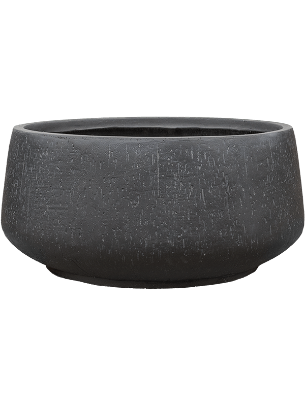 Baq Raindrop Plant Pot 19cm Height 42cm Dia Bowl Anthracite