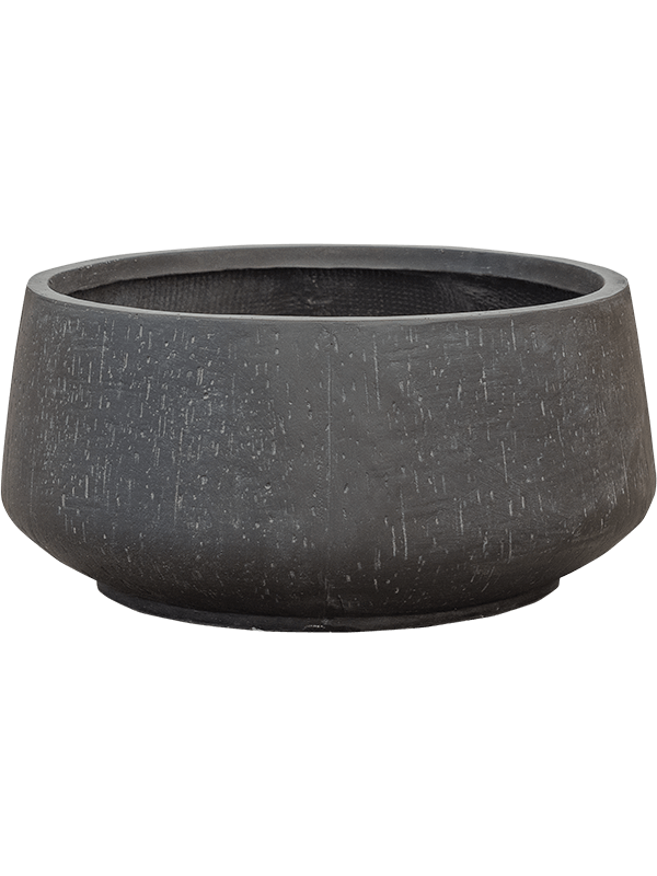 Baq Raindrop Plant Pot 26cm Height 45cm Dia Bowl Anthracite