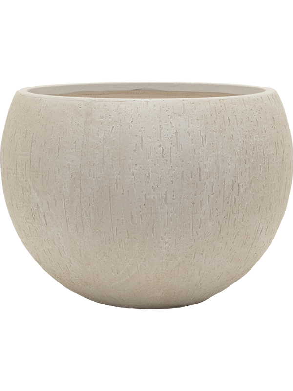 Baq Raindrop Plant Pot 40cm Height 44cm Dia Globe Beige