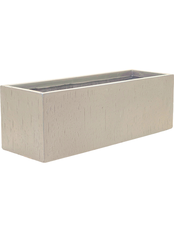 Baq Raindrop Plant Pot 23cm Height 22cm Dia Rectangle Beige