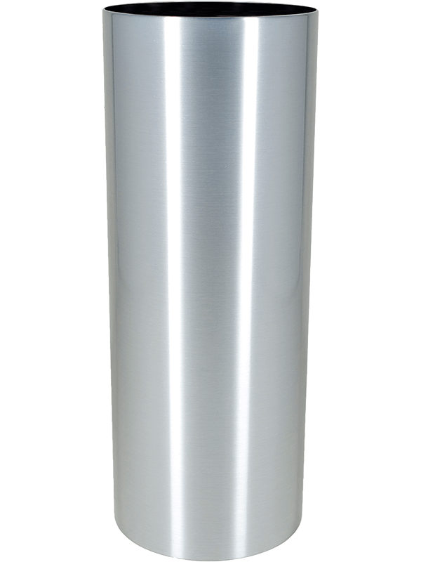 Alure Pilaro Plant Pot 105cm Height 30cm Dia Aluminium brushed laquered