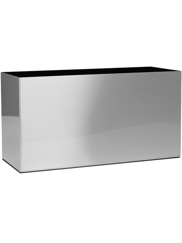 Alure Trend Plant Pot 50cm Height 33cm Dia Aluminium brushed lacquered