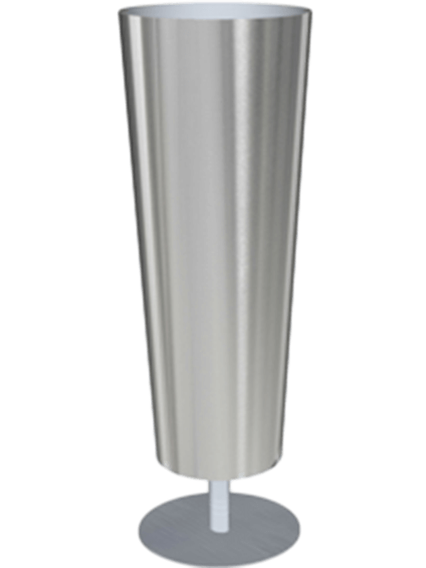 Superline Conica Highline Plant Pot 120cm Height 39cm Dia On foot