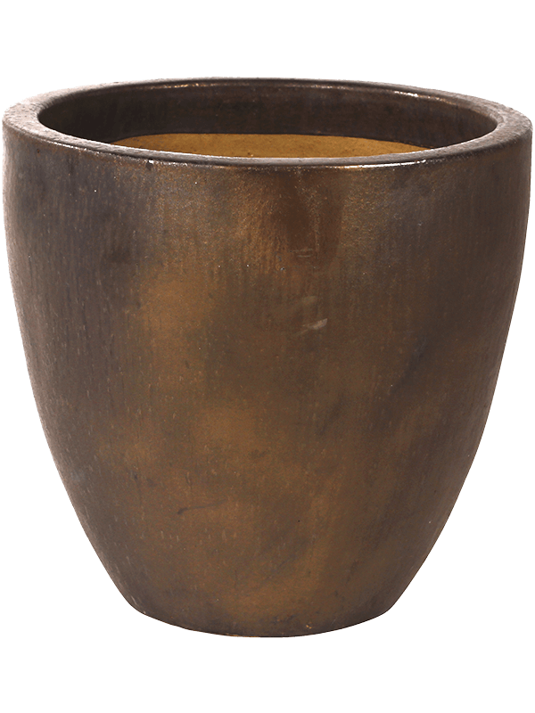 Plain Plant Pot 41cm Height 37cm Dia Couple Sepia