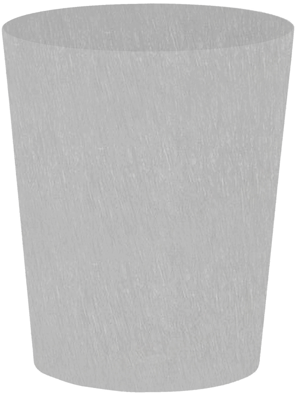Stiel Conica Plant Pot 57cm Height 47cm Dia With RVS plate with coupling nut M12 RAL 1013 mat