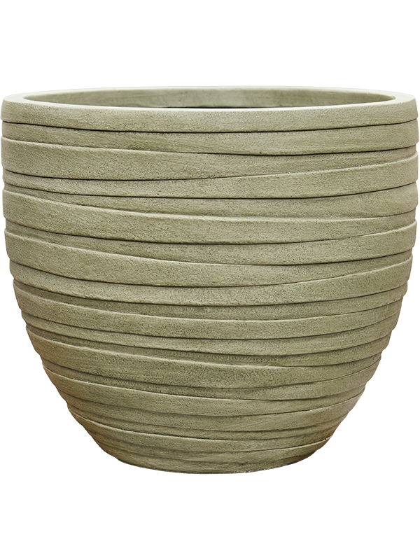 Baq Tornado Plant Pot 39cm Height 40cm Dia Couple Green