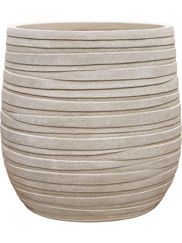 Baq Tornado Plant Pot 44cm Height 35cm Dia Darcy Beige