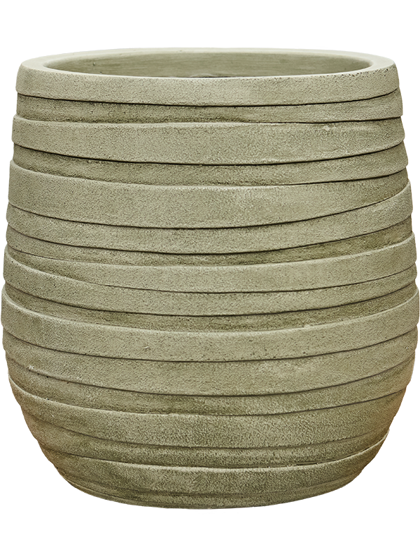 Baq Tornado Plant Pot 32cm Height 24cm Dia Darcy Green