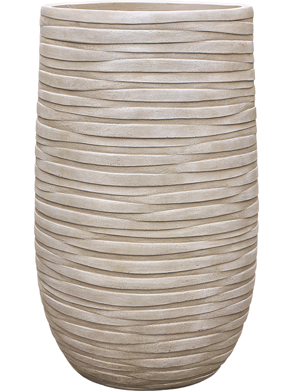 Baq Tornado Plant Pot 80cm Height 40cm Dia Partner Beige