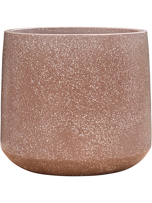 Baq Terrazzo Plant Pot 42cm Height 44cm Dia Darcy Mocha