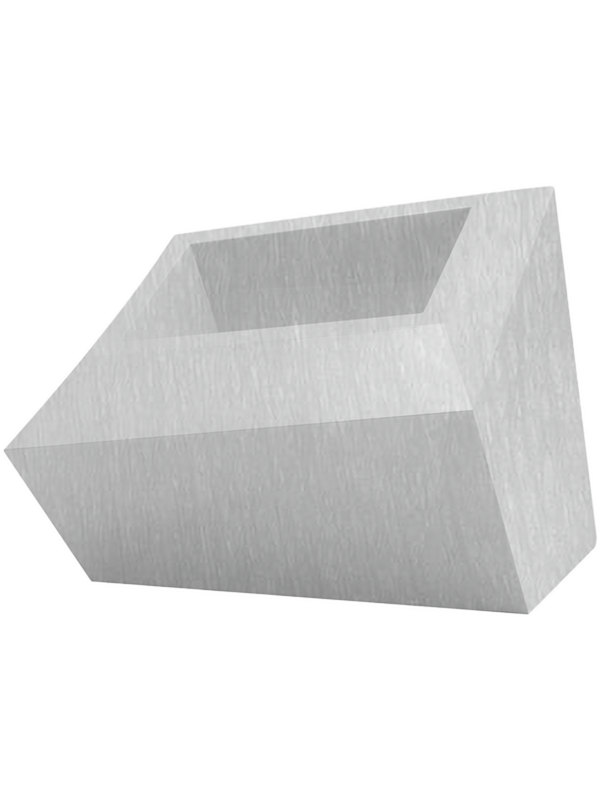 Faz Plant Pot 42cm Height 22cm Dia Basic Low Planter