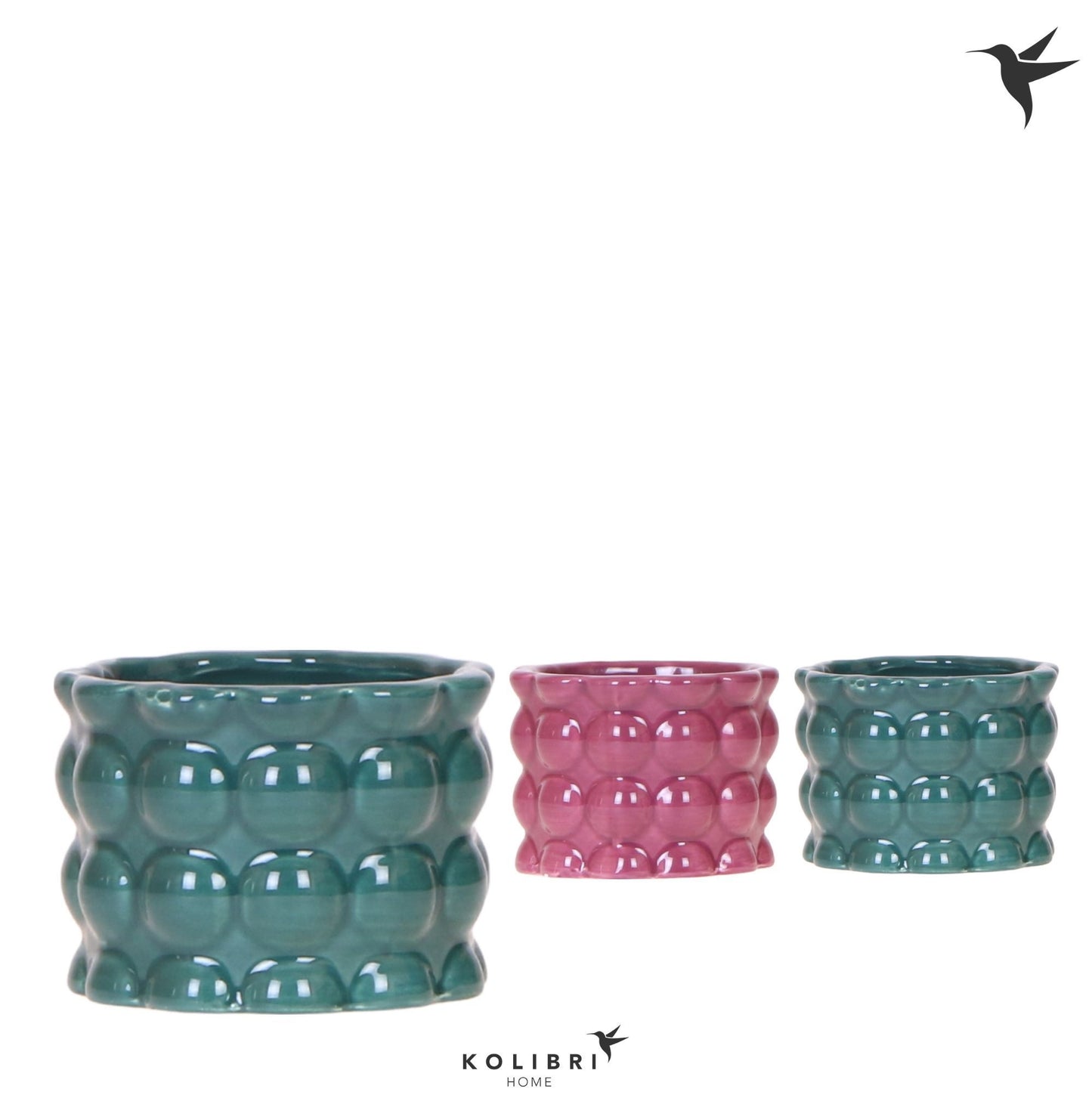OK Plant Kolibri Home Cotton pot green mix Pack of 12