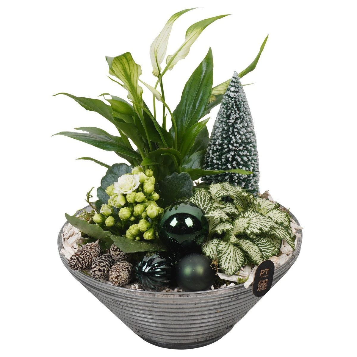 Christmas arrangement 27cm 19cm Pot
