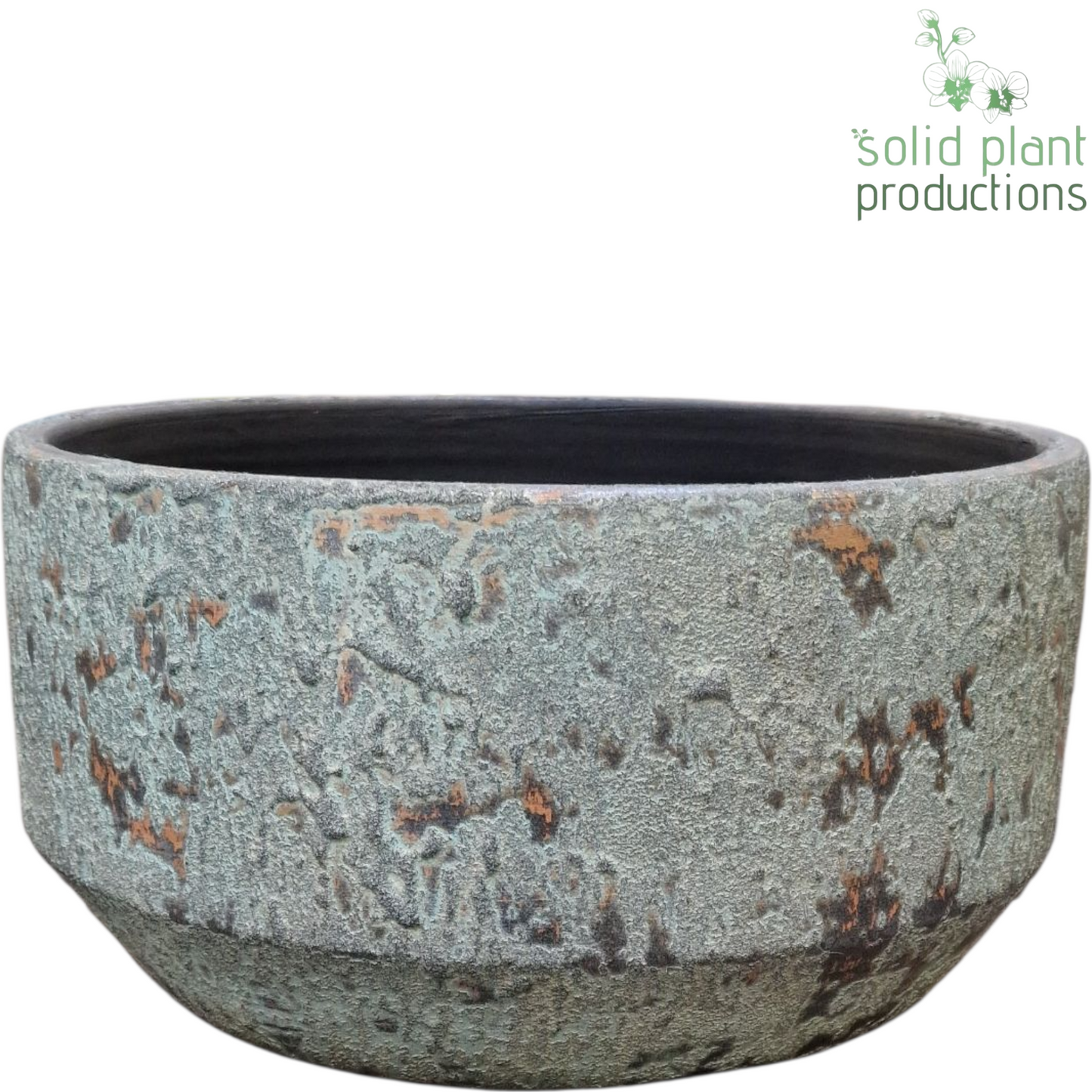C242 Maria Aqua Bowl 26cm 13cm 26cm Pot