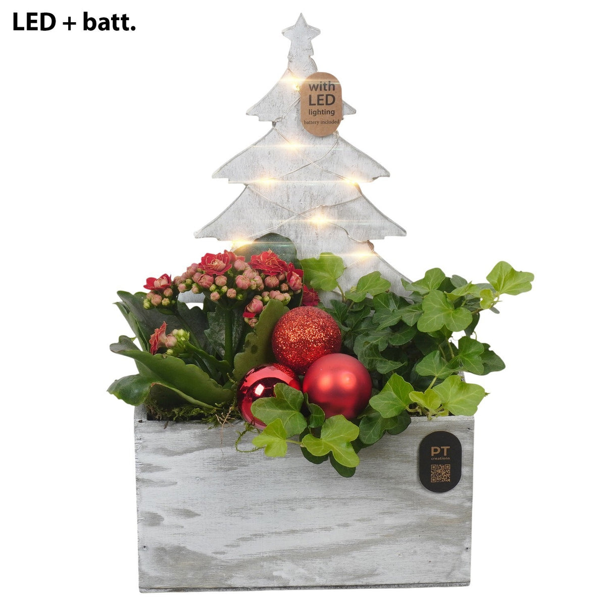 Christmas arrangement 25cm 15cm Pot
