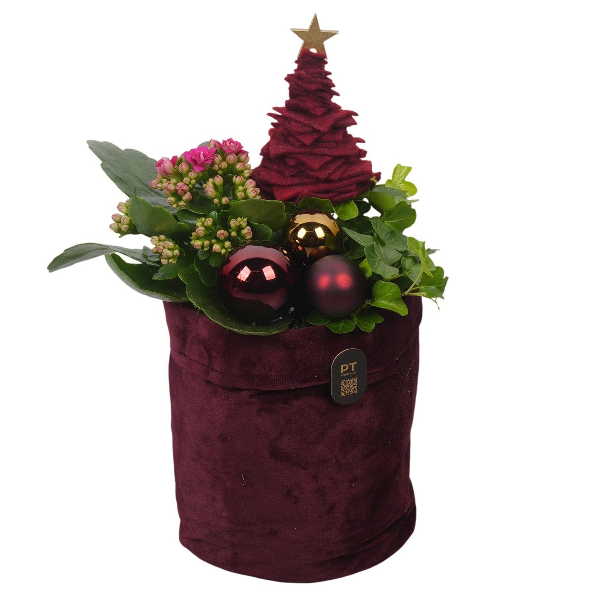 Christmas arrangement 27cm 13cm Pot