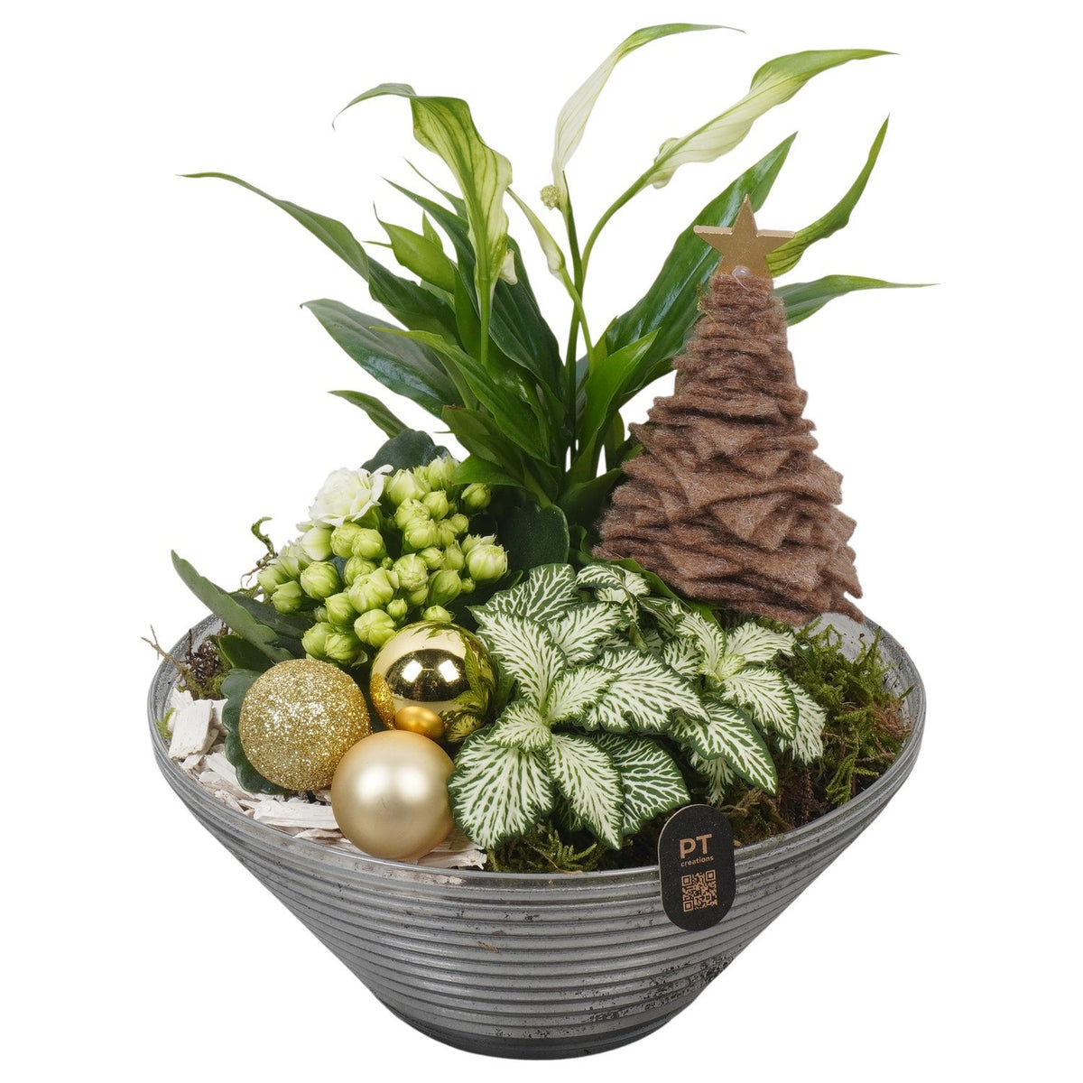 Christmas arrangement 27cm 19cm Pot