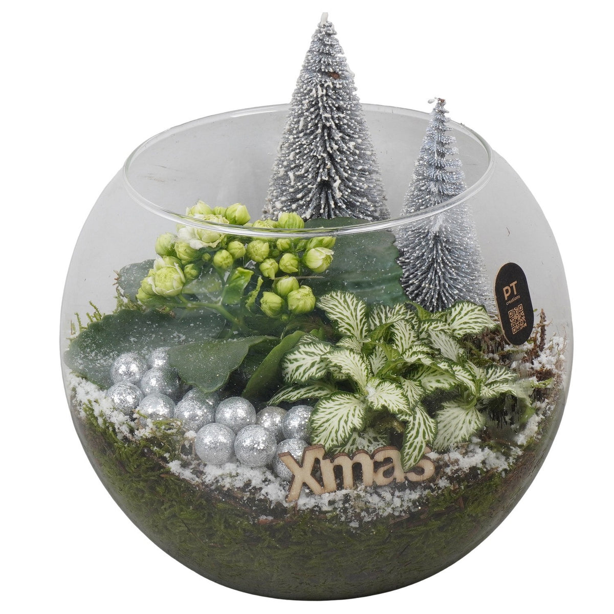 Christmas arrangement 19cm 19cm Pot