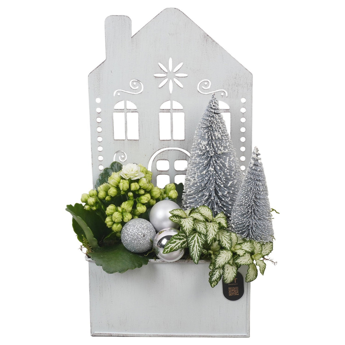 Christmas arrangement 29cm 15cm Pot