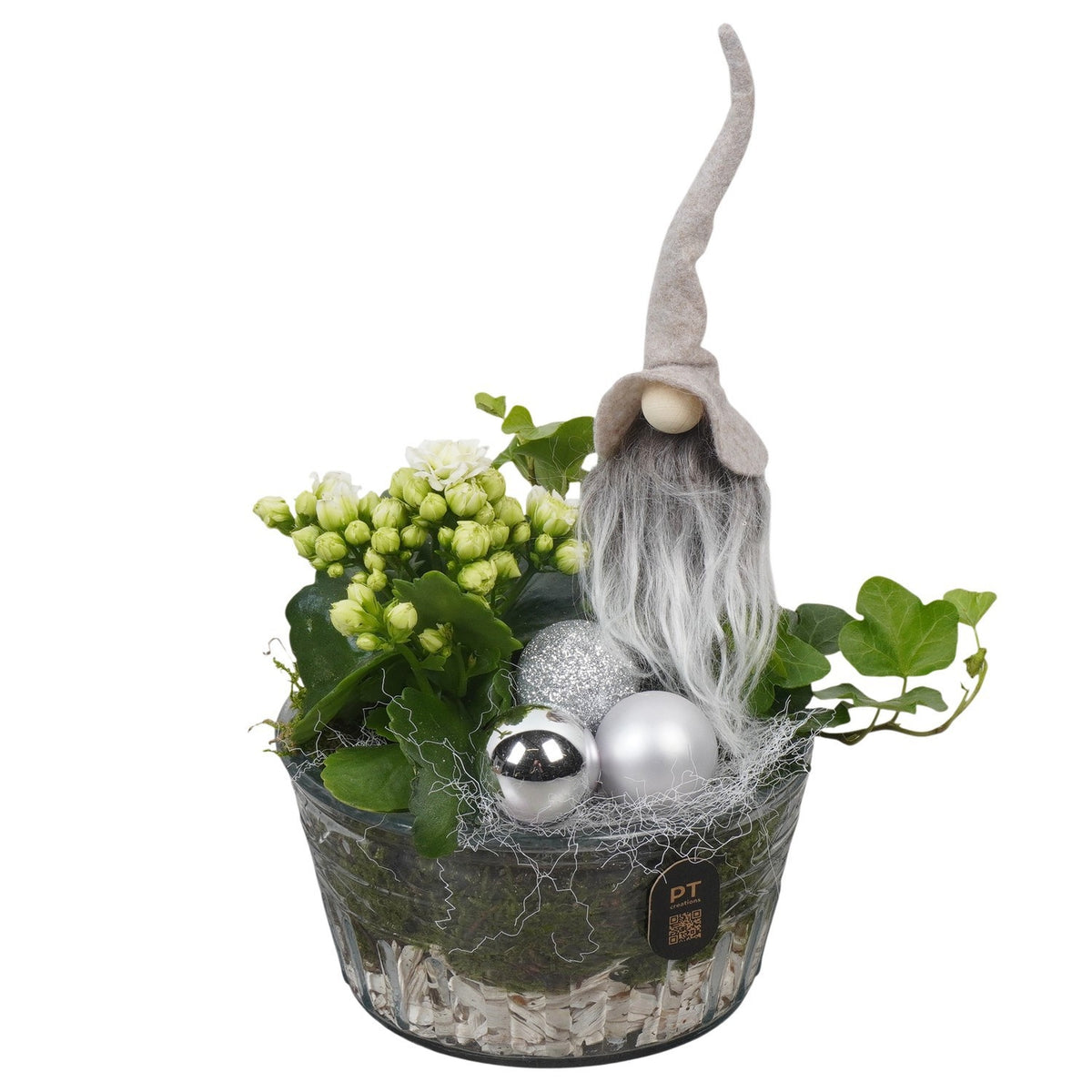 Christmas arrangement 19cm 14cm Pot
