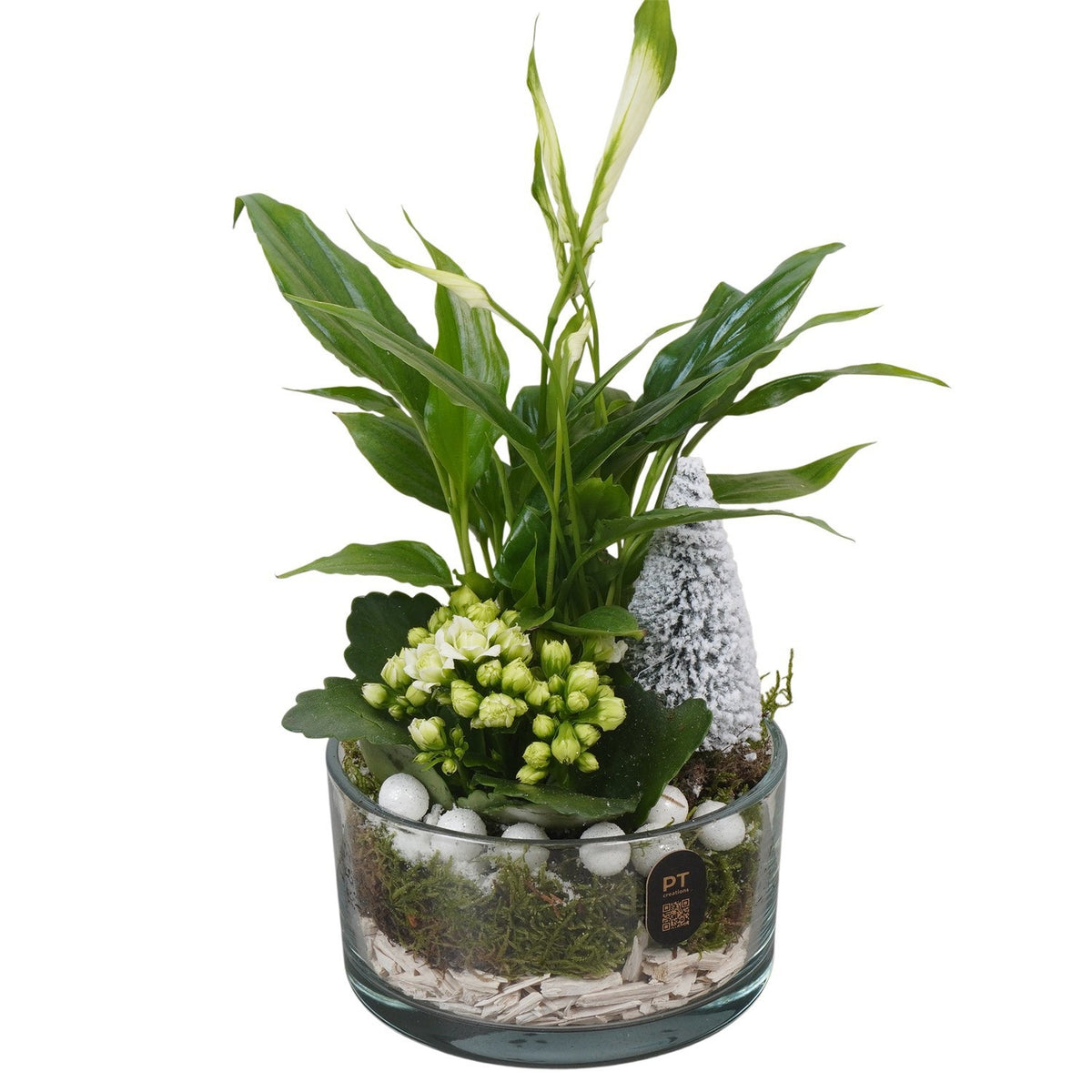 Christmas arrangement 27cm 14cm Pot