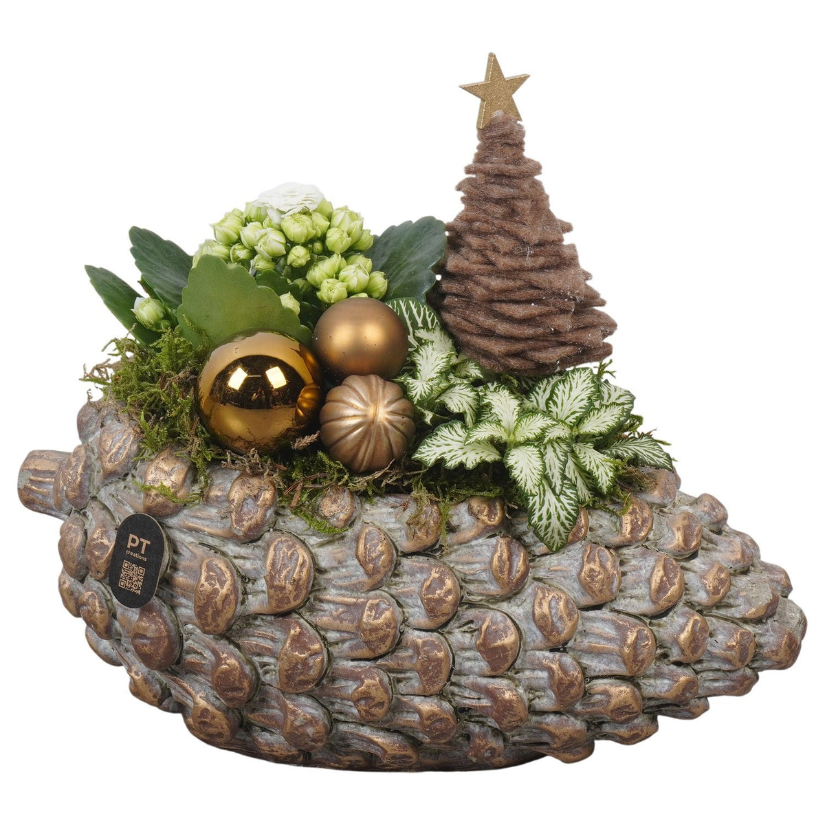 Christmas arrangement 22cm 28cm Pot