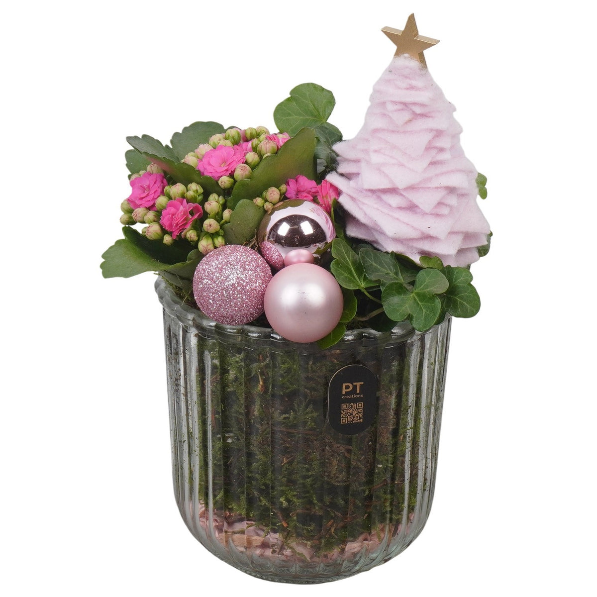 Christmas arrangement 24cm 12cm Pot