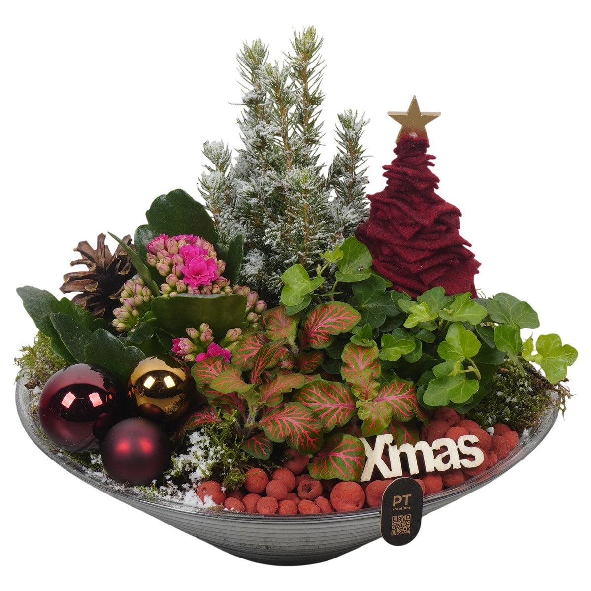 Christmas arrangement 24cm 26cm Pot