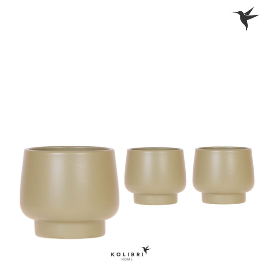Kolibri Home Scandic pot green 11cm 9cm Pot