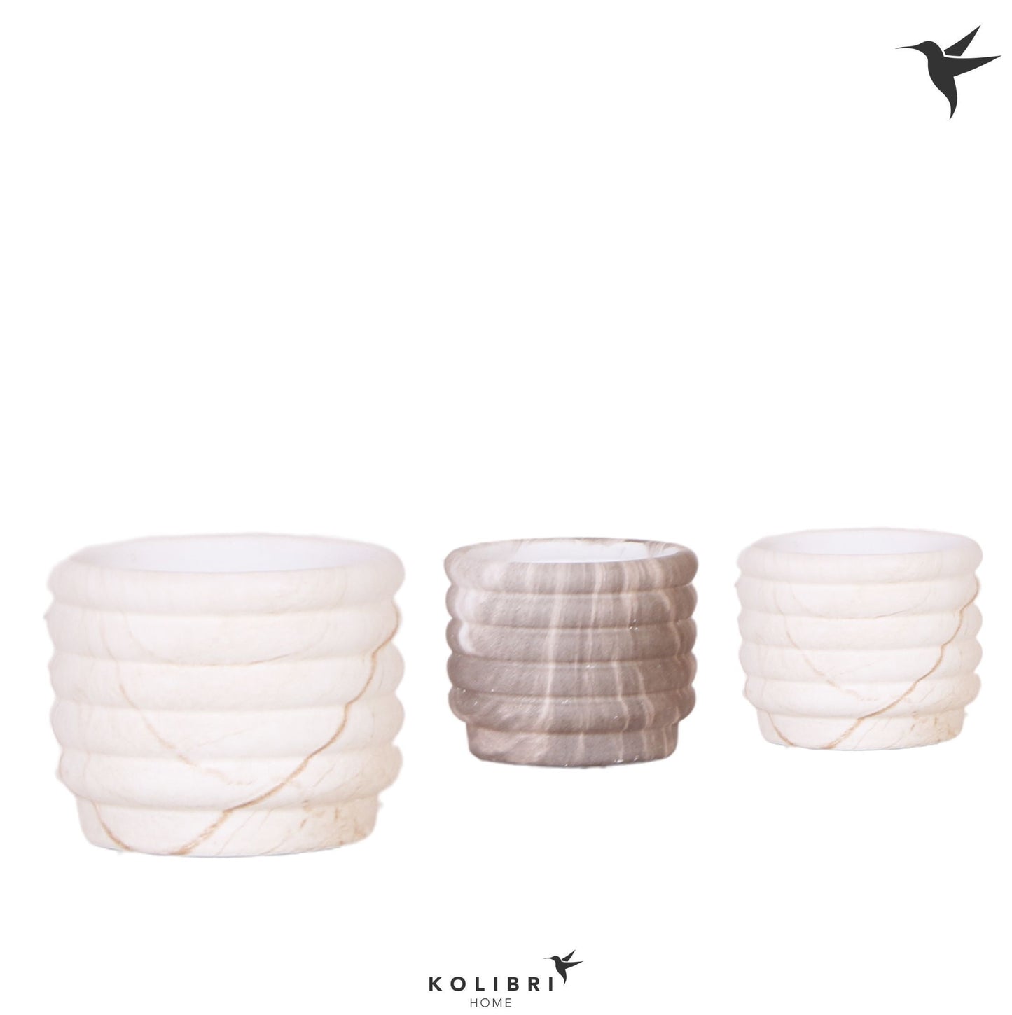 OK Plant Kolibri Home Marble pot mix Pack of 12