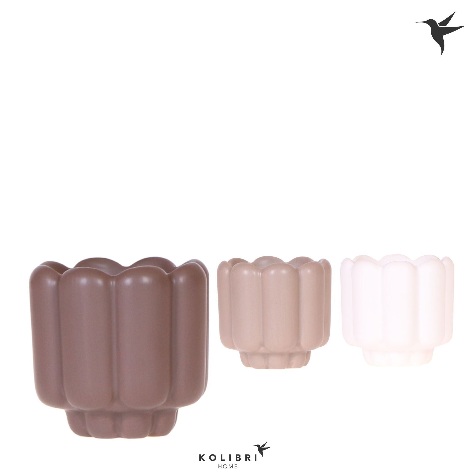 OK Plant Kolibri Home Retro pot sand mix Pack of 12