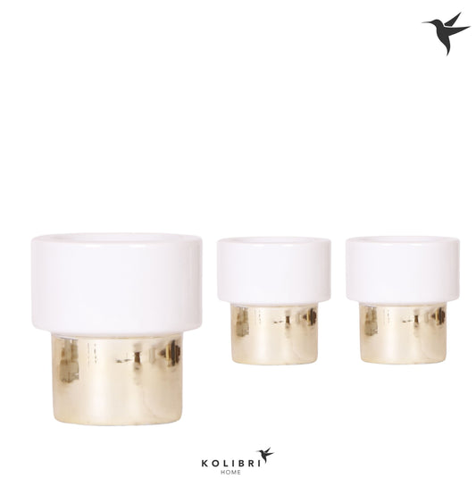 Kolibri Home Lush pot gold 13cm 9cm Pot