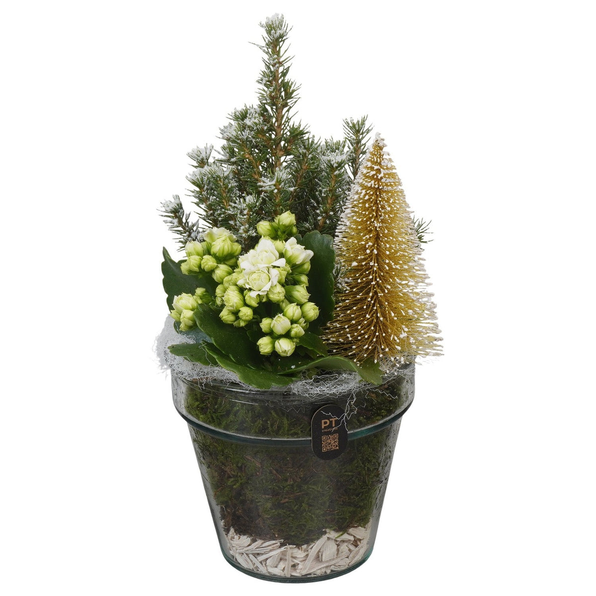 Christmas arrangement 31cm 13cm Pot