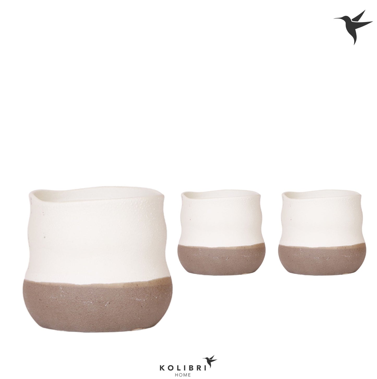 Kolibri Home Imperfect Bag pot 13cm 12cm Pot