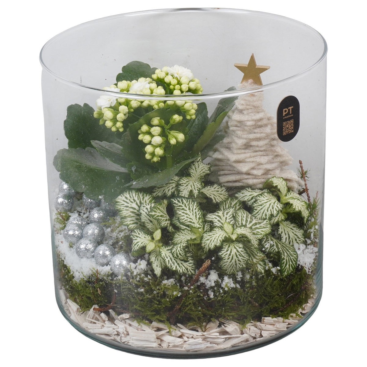 Christmas arrangement 19cm 19cm Pot