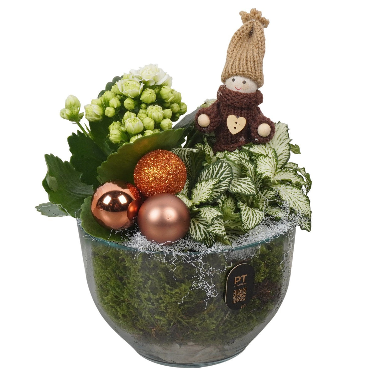Christmas arrangement 19cm 13cm Pot