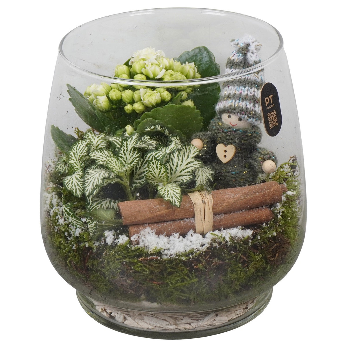 Christmas arrangement 19cm 16cm Pot