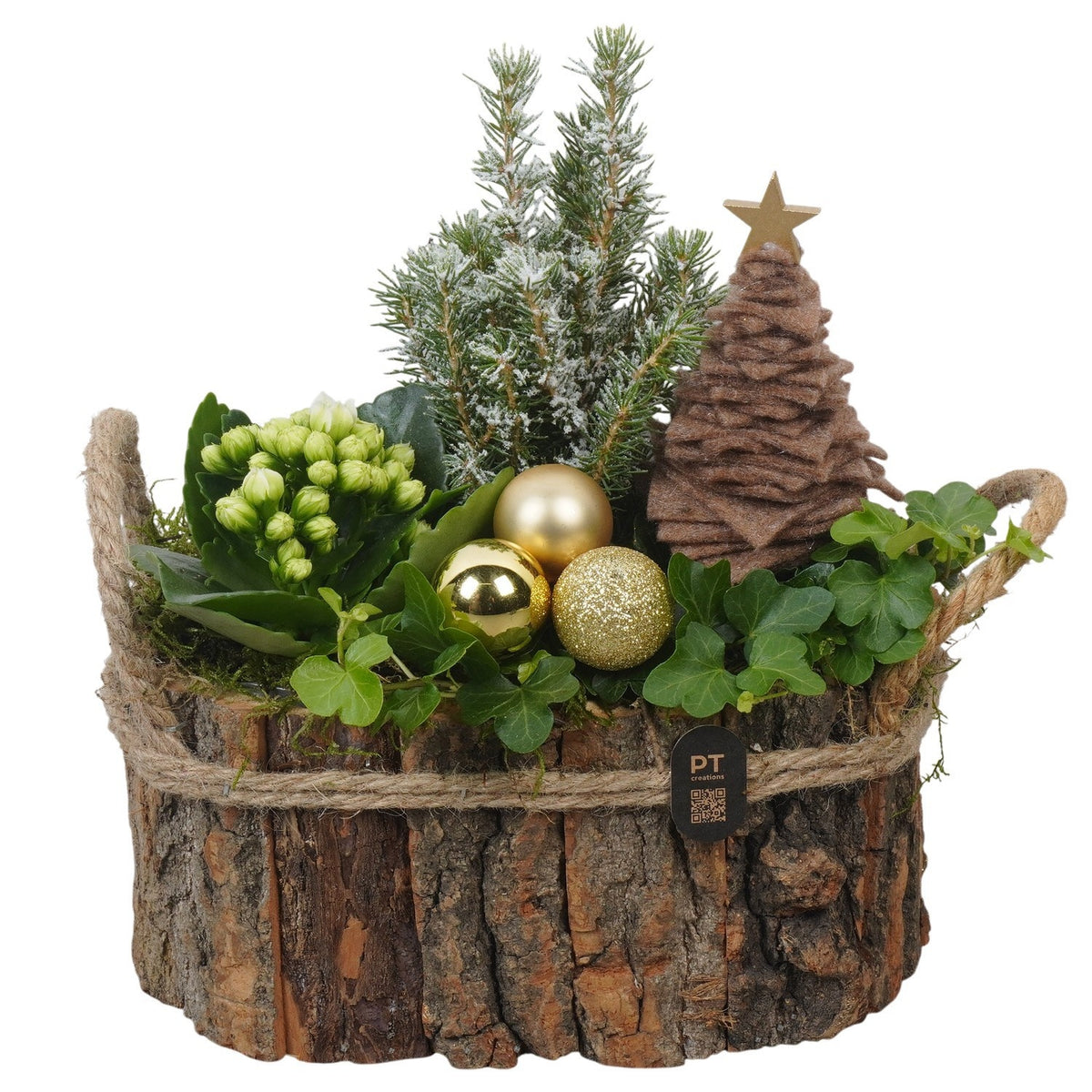 Christmas arrangement 25cm 22cm Pot