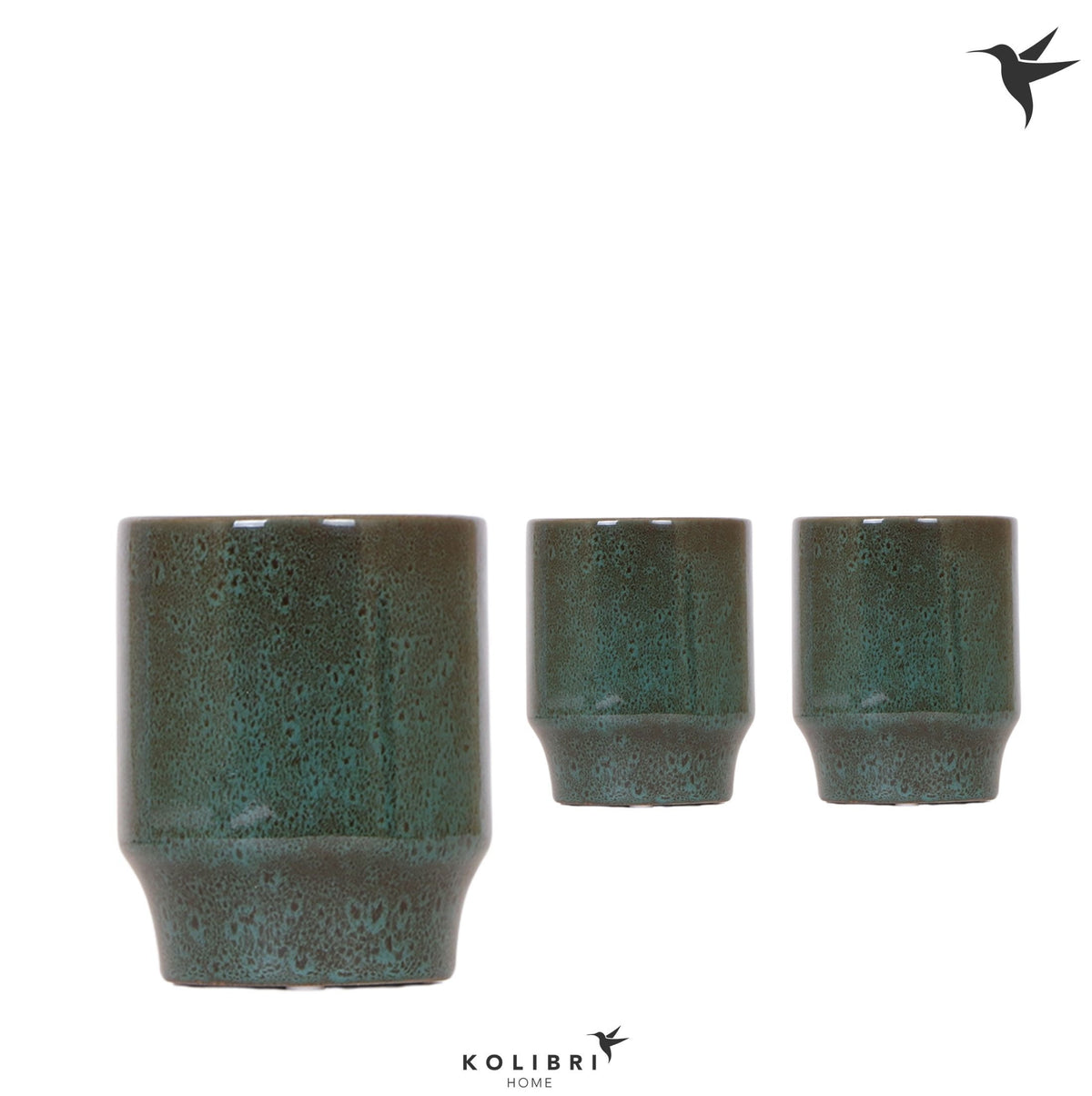 Kolibri Home Classy pot green 13cm 9cm Pot