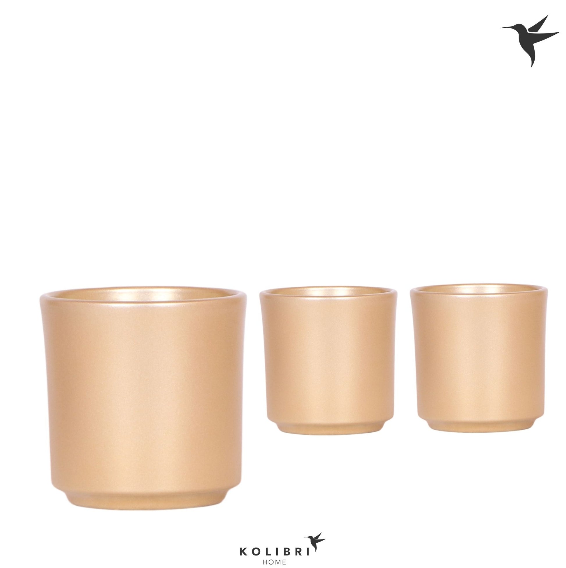 Kolibri Home Simplicity pot gold 11cm 9cm Pot