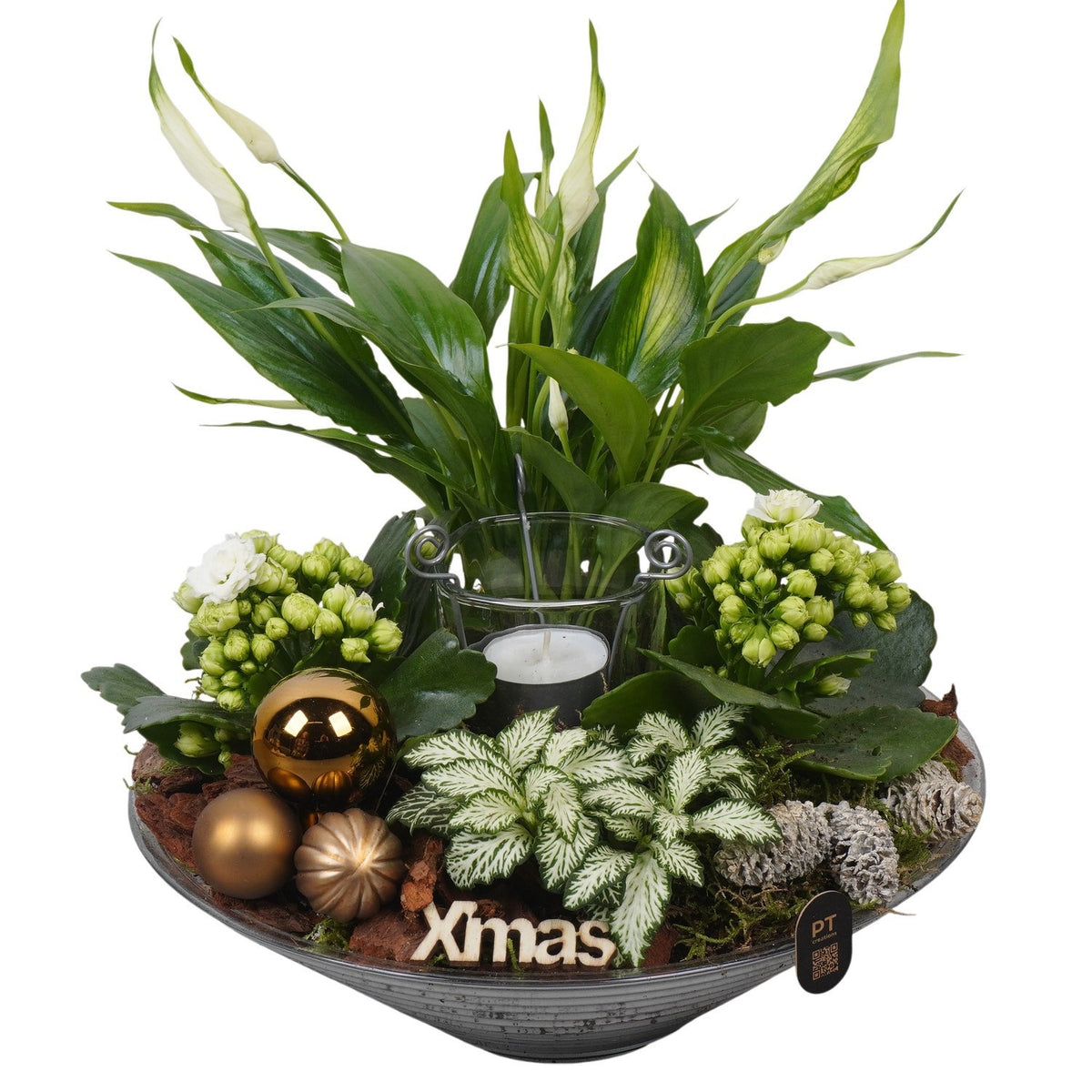 Christmas arrangement 27cm 26cm Pot