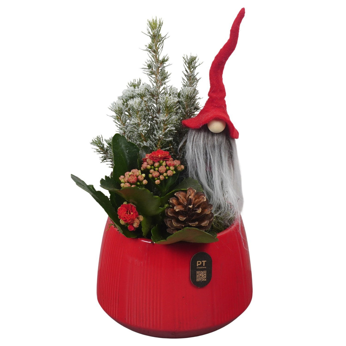 Christmas arrangement 27cm 14cm Pot