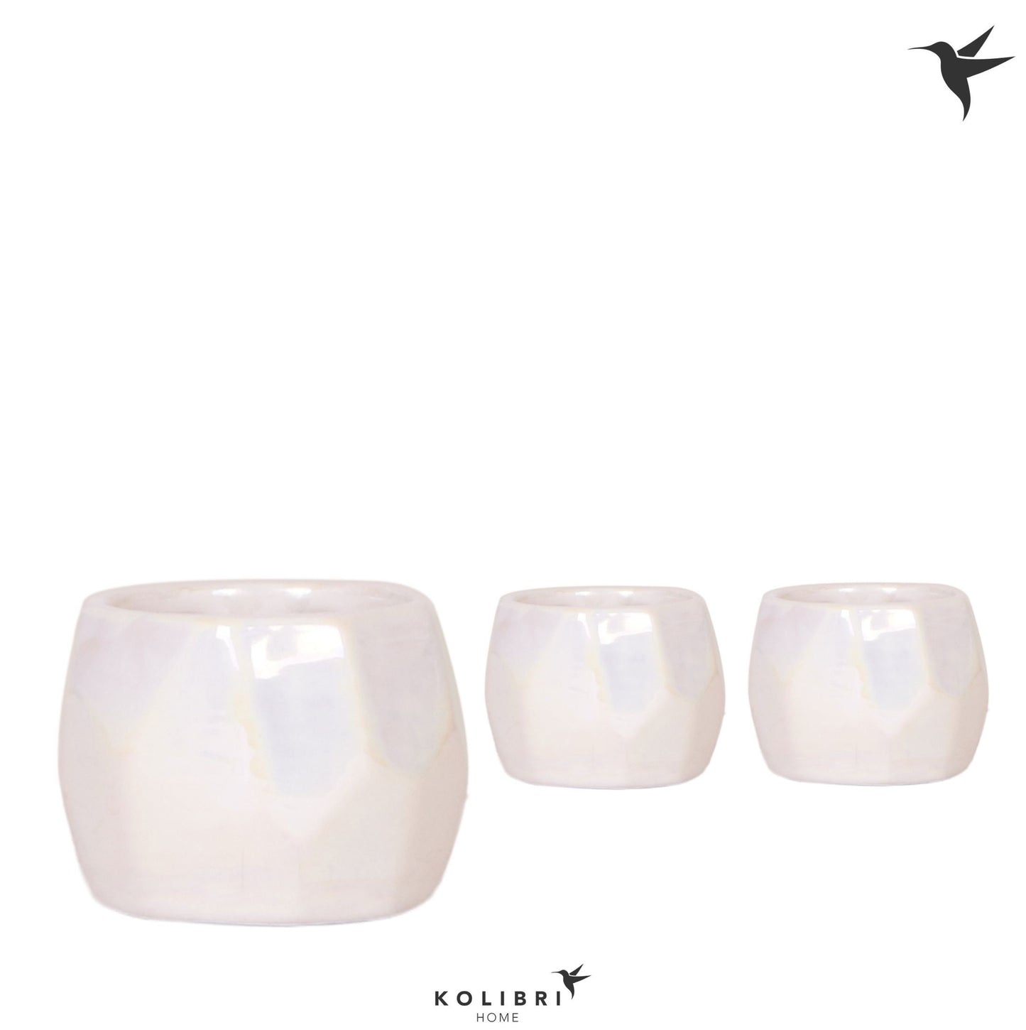 OK Plant Kolibri Home Pearl pot travertine Pack of 12