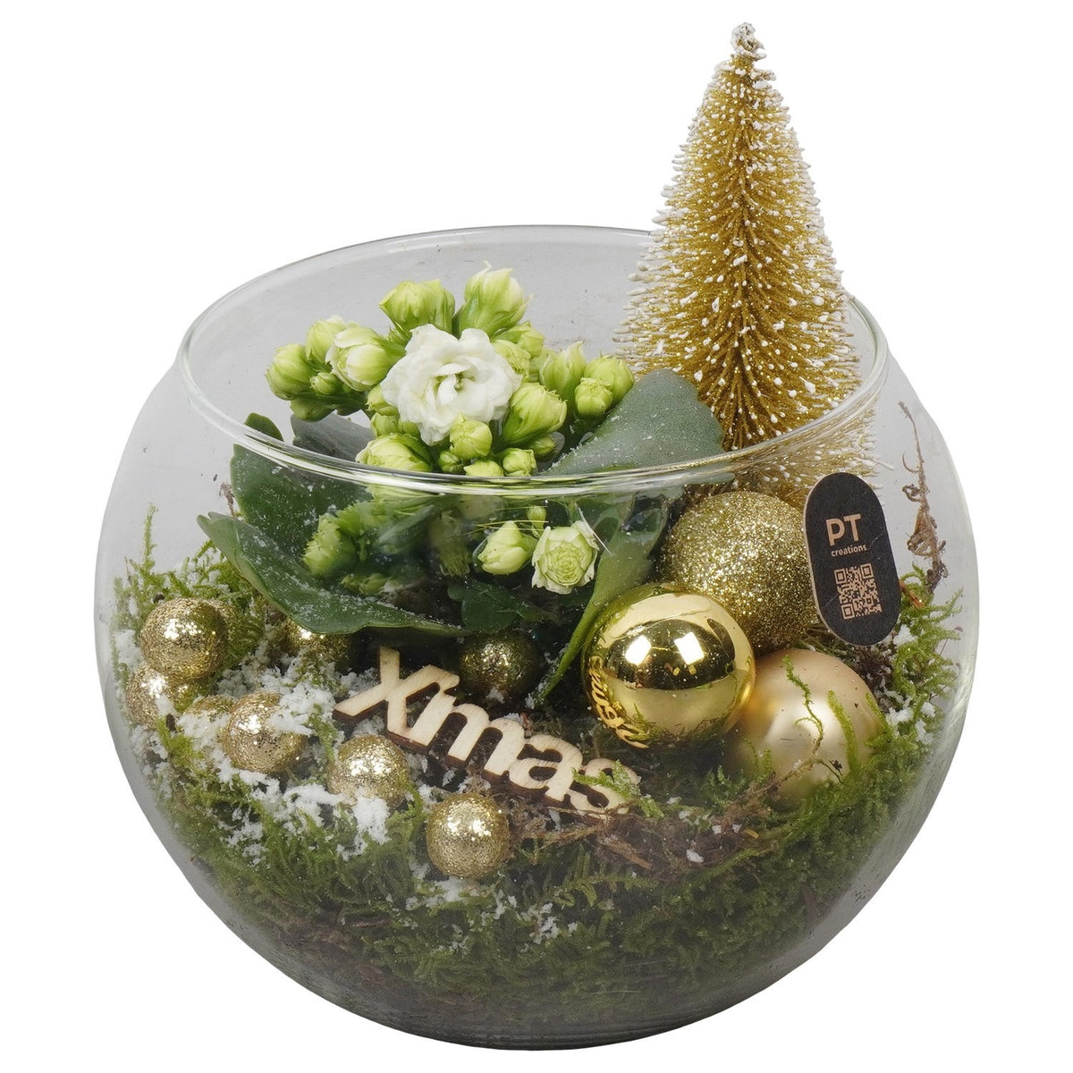 Christmas arrangement 16cm 16cm Pot