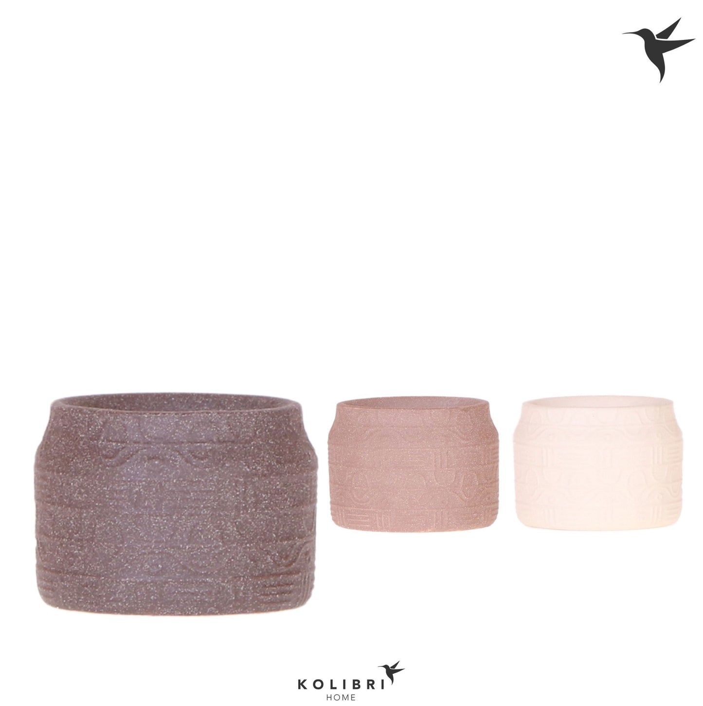Kolibri Home Hieroglyph pot mix 7cm 6cm Pot