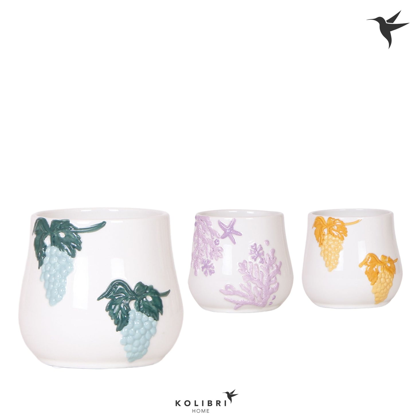 Kolibri Home Coral pot mix 11cm 9cm Pot