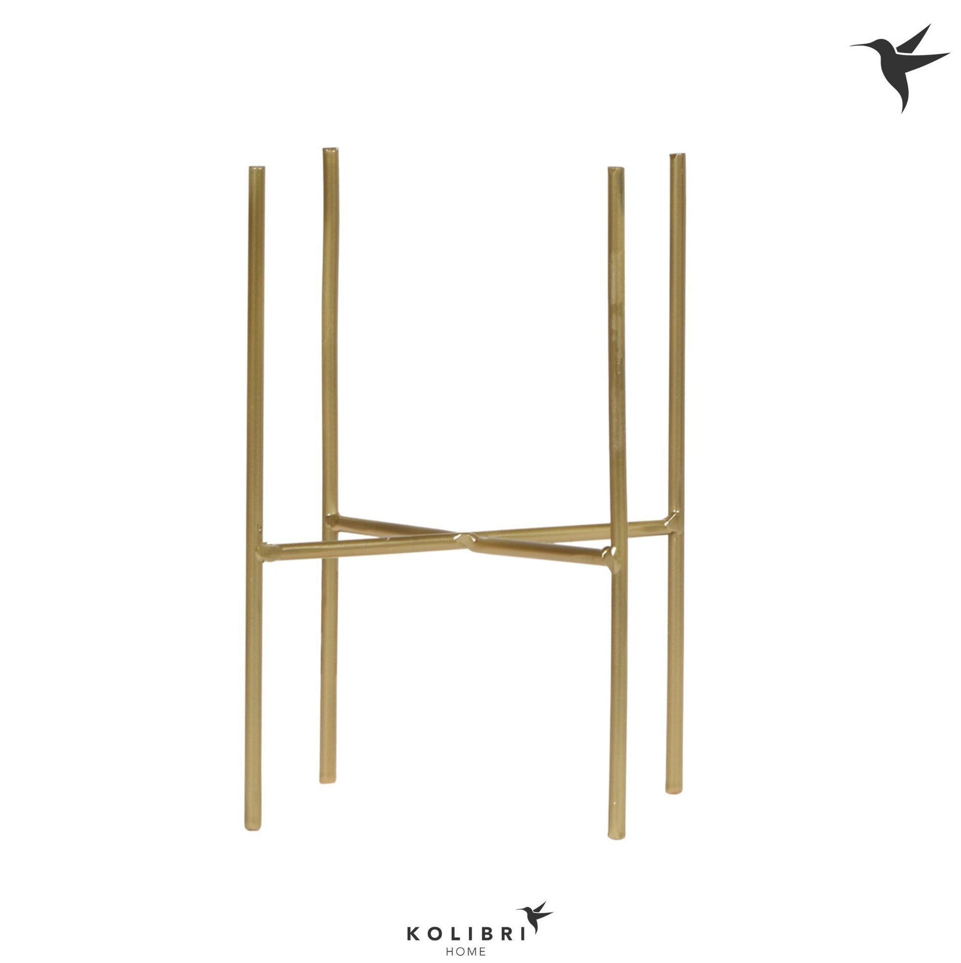 OK Plant Kolibri Home Metal Foot gold Pack of 15
