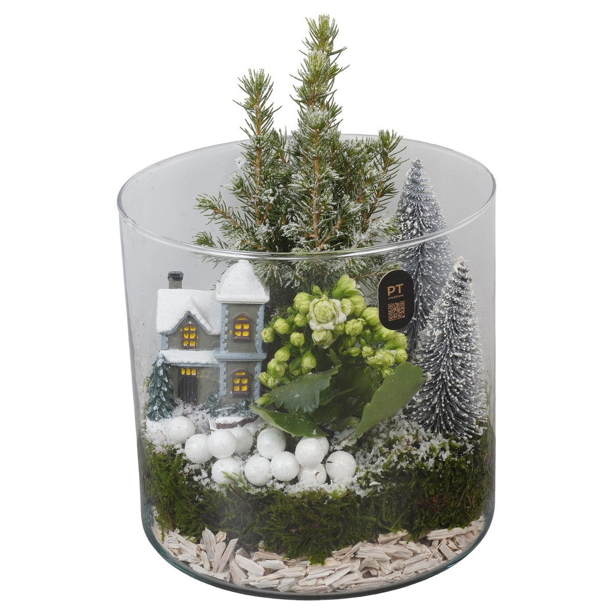Christmas arrangement 26cm 19cm Pot