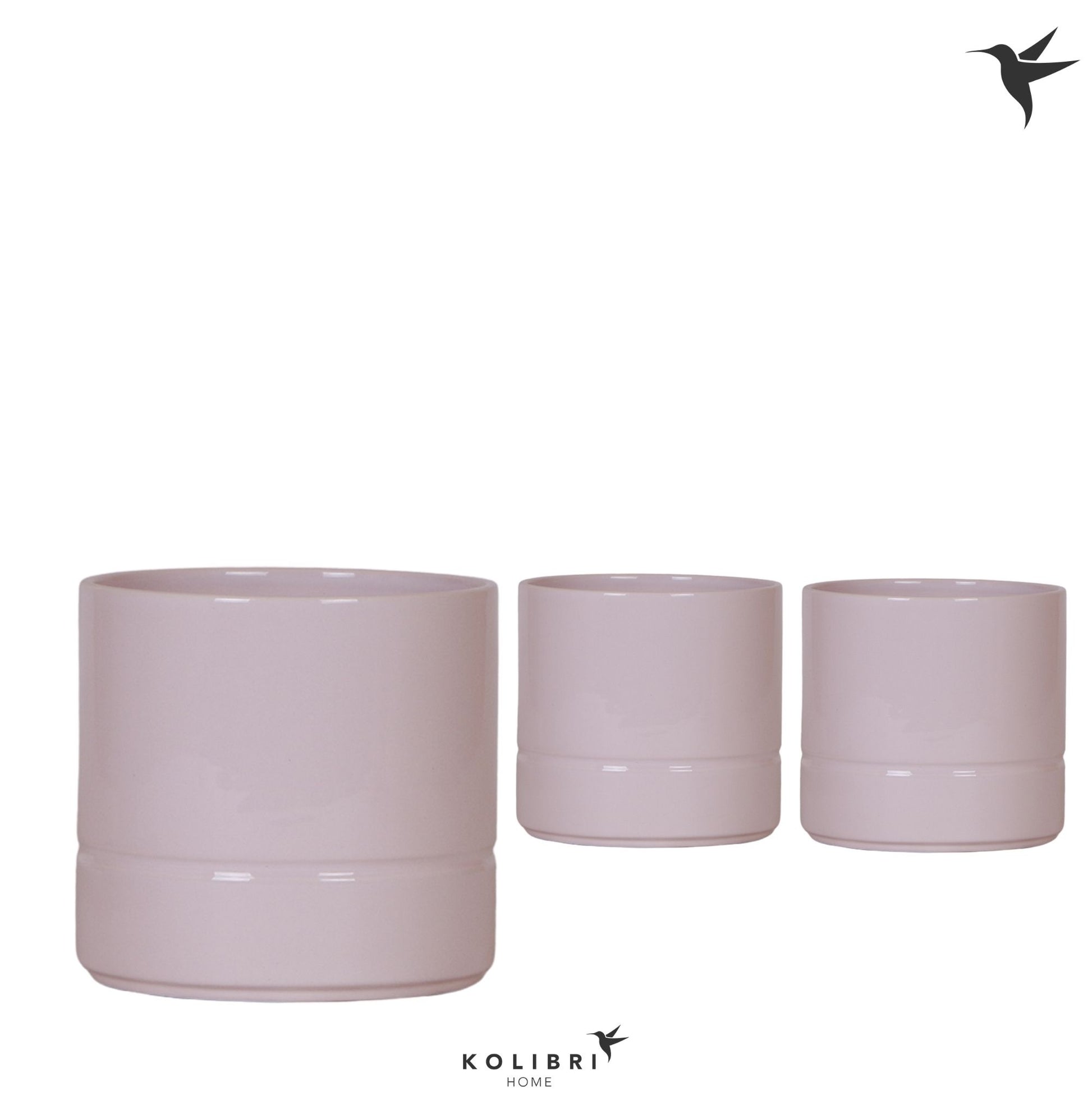 Kolibri Home Pastel pot pink 13cm 12cm Pot